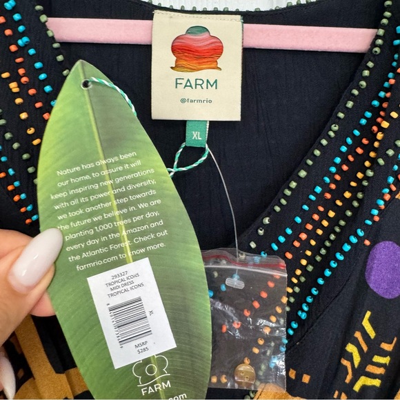 FARM Rio Tropical Icons Midi Dress - Picture 9 of 16